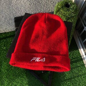 Red Fila Beanie (2010s)